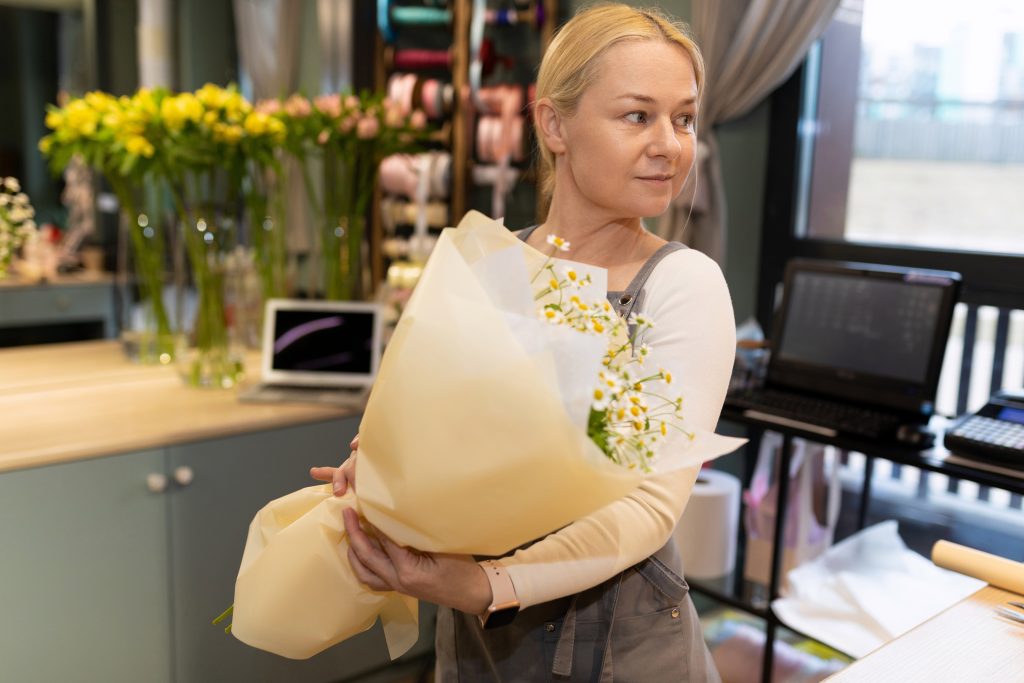 Express Bouquet Assembly for Retail